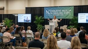 Wellness speaker presenting at NJ Holistic Health and Healing Expo October 2026