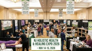 NJ Holistic Health and Healing Expo 2026 vendor floor at Cherry Hill DoubleTree
