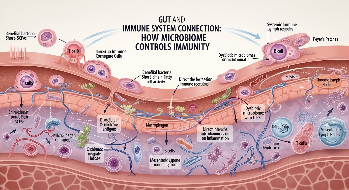 Healthy foods that strengthen gut bacteria and immune response